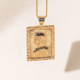 Gilded Saint Karl Pendant