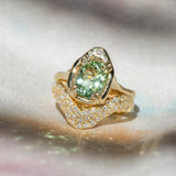 High Priestess Mint Tourmaline Ring