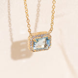 Aquamarine Versailles Pendant