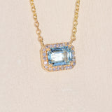Aquamarine Versailles Pendant