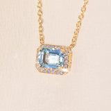 Aquamarine Versailles Pendant