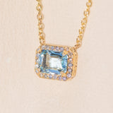 Aquamarine Versailles Pendant