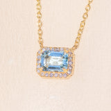 Aquamarine Versailles Pendant