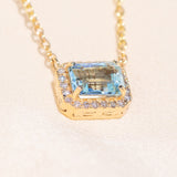 Aquamarine Versailles Pendant