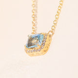 Aquamarine Versailles Pendant