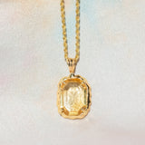 Jacques Intaglio Citrine Pendant