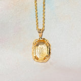 Jacques Intaglio Citrine Pendant