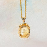 Jacques Intaglio Citrine Pendant