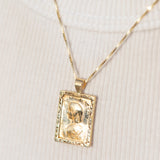 Gilded Saint Karl Pendant