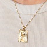 Gilded Saint Karl Pendant