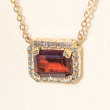 Garnet Versailles Pendant