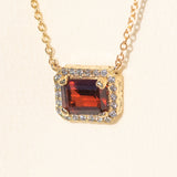 Garnet Versailles Pendant