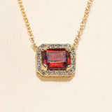 Garnet Versailles Pendant