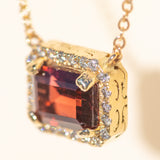 Garnet Versailles Pendant