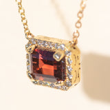 Garnet Versailles Pendant