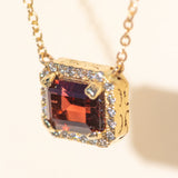 Garnet Versailles Pendant