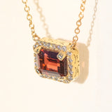 Garnet Versailles Pendant