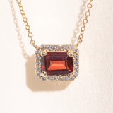 Garnet Versailles Pendant