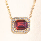 Garnet Versailles Pendant