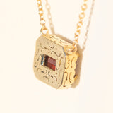 Garnet Versailles Pendant