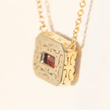 Garnet Versailles Pendant