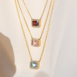 Aquamarine Versailles Pendant