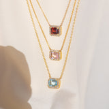 Aquamarine Versailles Pendant