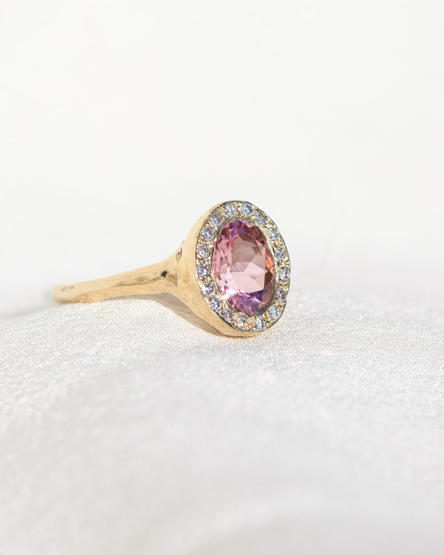 NYJEWEL Tiffany & Co. Platinum PT950 7.4ctw Pink Tourmaline Diamond Soleste  Ring | eBay