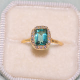 Illuminée Tourmaline Halo Ring