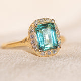 Illuminée Tourmaline Halo Ring