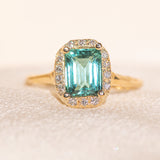 Illuminée Tourmaline Halo Ring