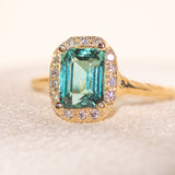Illuminée Tourmaline Halo Ring