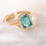 Illuminée Tourmaline Halo Ring