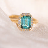Illuminée Tourmaline Halo Ring