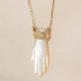 Healing Hand Pearl Pendant