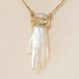 Healing Hand Pearl Pendant