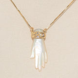 Healing Hand Pearl Pendant