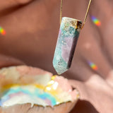 Ruby Kyanite Fuchsite Pendant