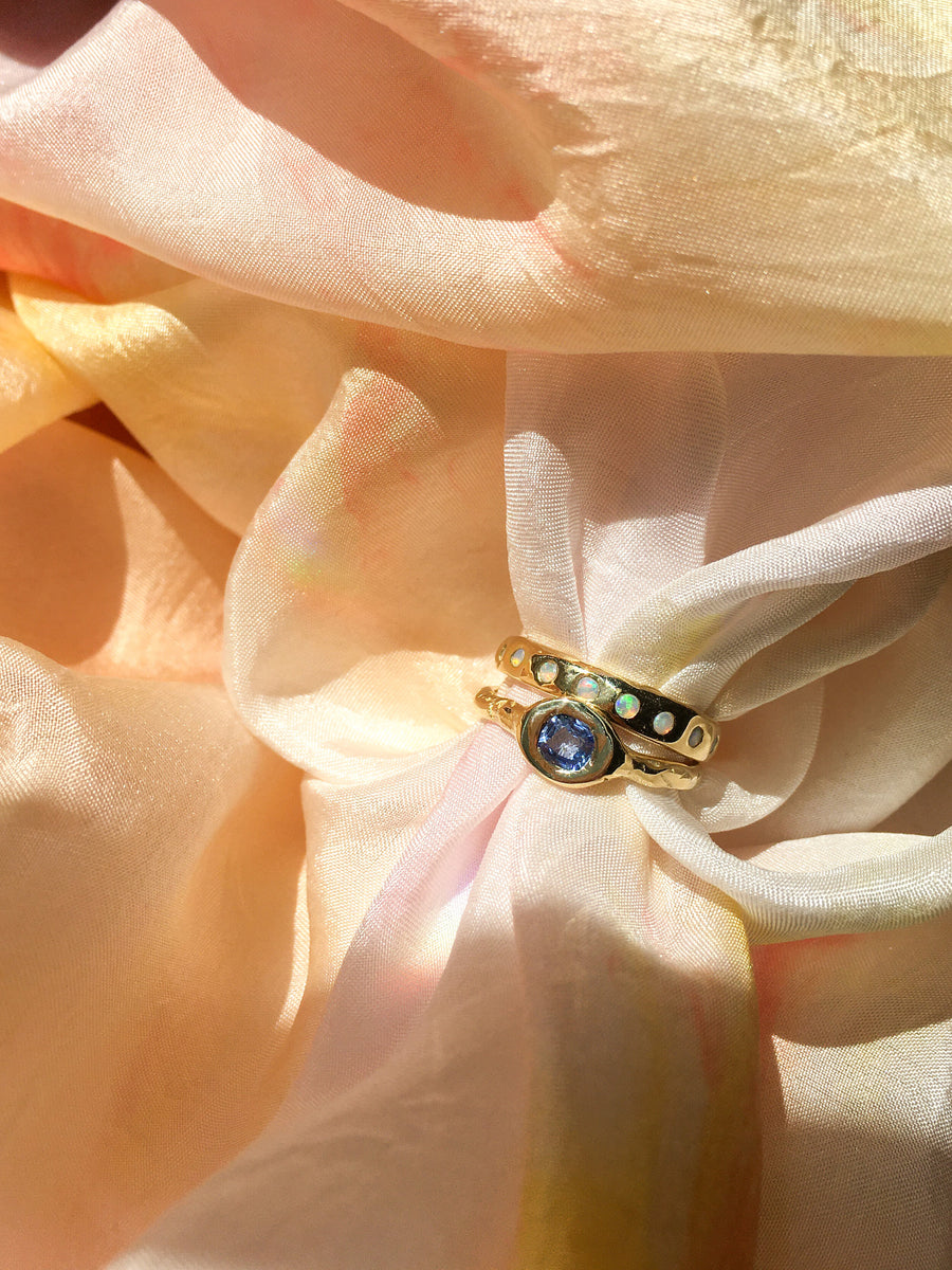 Blue Sapphire Solitaire Ring
