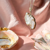 In Flight Pearl Guardian Angel Pendant
