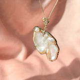 In Flight Pearl Guardian Angel Pendant