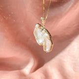 In Flight Pearl Guardian Angel Pendant