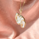 In Flight Pearl Guardian Angel Pendant