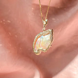 In Flight Pearl Guardian Angel Pendant