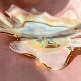 Cosmic Confetti Diamond Dusted Opal Ring