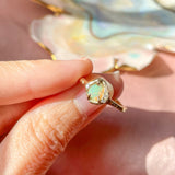 Cosmic Confetti Diamond Dusted Opal Ring