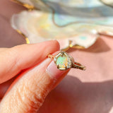 Cosmic Confetti Diamond Dusted Opal Ring
