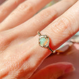 Cosmic Confetti Diamond Dusted Opal Ring