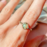 Cosmic Confetti Diamond Dusted Opal Ring