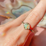 Cosmic Confetti Diamond Dusted Opal Ring